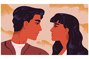 Romantic couple in love, a Person Illustration by Good Studio (Thumbnail 1 of 3)