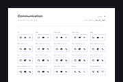 Communication Icon Set, a Solid Icon by 123done (Thumbnail 2 of 3)
