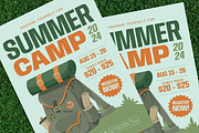 Summer Camp Flyer, a Flyer Template by Gumico Studio. (Thumbnail 3 of 3)