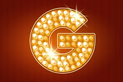 Vector shiny gold lamp alphabet, an Object Graphic by popskraft (Thumbnail 8 of 10)