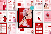 Pink Ebook Template Canva, a Marketing Template by Anna Design Studio (Thumbnail 1 of 11)