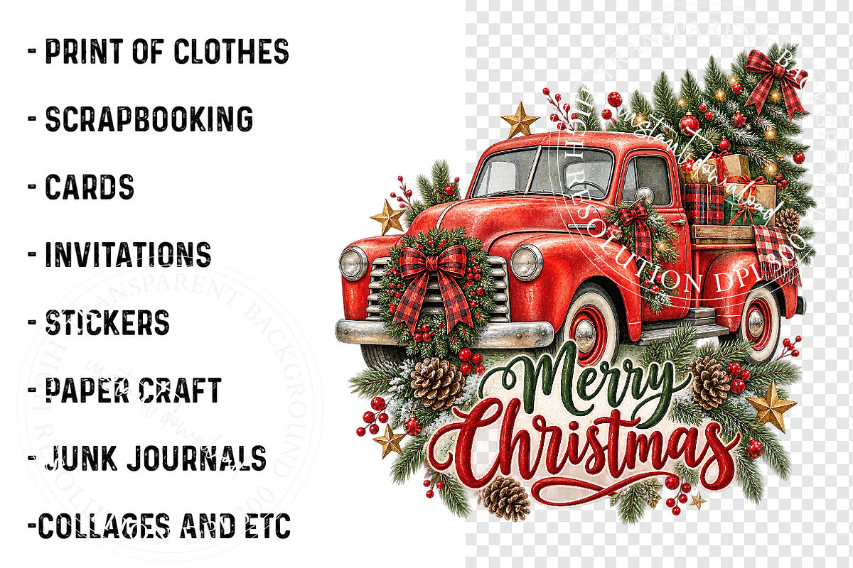 Merry Christmas PNG, Funny PNG, a Work Illustration by SinaCreation (Photo 3 of 6)