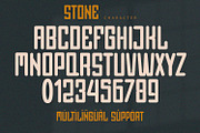 Stone - Condensed Font, a Script Font by Alpaprana (Thumbnail 7 of 9)