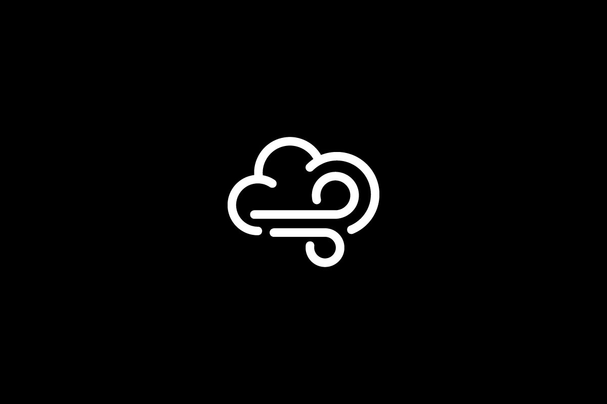 Minimal Wind Cloud Logo Design preview 5