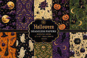 Halloween Digital Paper