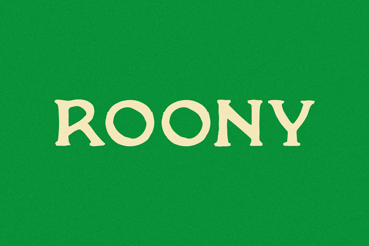 Roony I A Handmade Serif Font, a Sans Serif Font by Taylor Penton (Photo 1 of 4)
