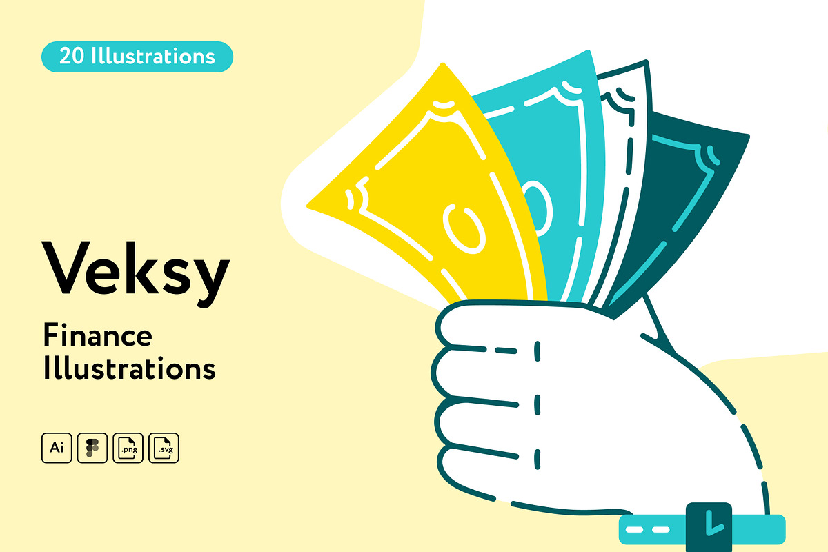 Veksy Finance Illustrations, a Finance Illustration by Welovegraphics (Photo 1 of 7)