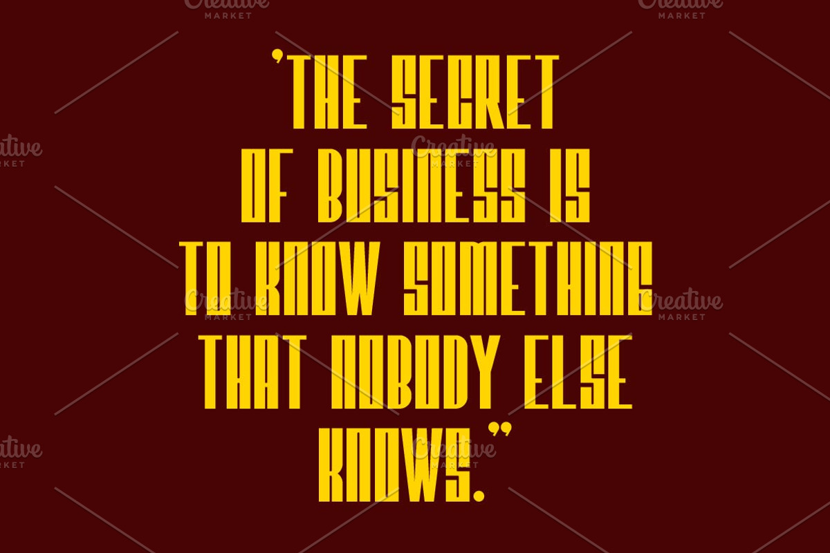 Nathouse Condensed Strong Font, a Sans Serif Font by Artiveko (Photo 7 of 8)