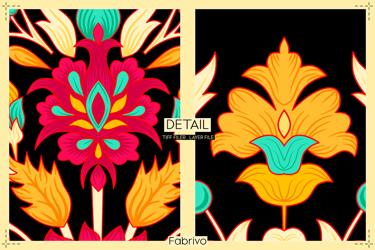 MUGHAL Blossom Arches Pattern, a Pattern Graphic by Fabrivo (Photo 9 of 11)