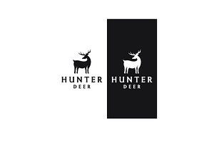 Reindeer retro vintage logo design, a Branding & Logo Template by LOGOCREATIVE