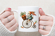 Cute Bunny Clipart Bunny Png Rabbit, an Illustration by Sublimation Artist (Thumbnail 5 of 6)
