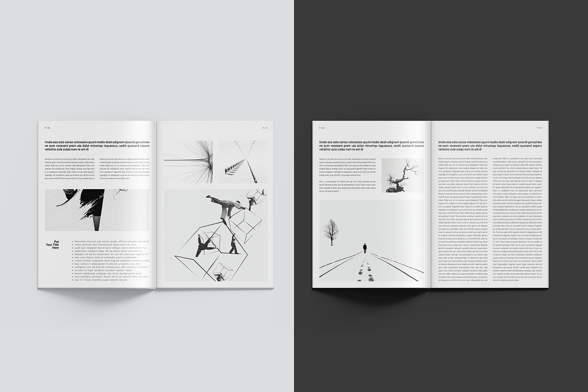 Book Title Layout Design Template, a Brochure Template by StyleArt (Photo 17 of 21)