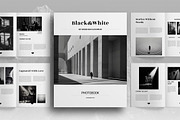 Black and White Photobook Brochure, a Brochure Template by Boris Cupac (Thumbnail 1 of 7)