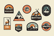 Adventure Badge Logos, a Branding & Logo Template by Nlsn Nkla (Thumbnail 1 of 5)