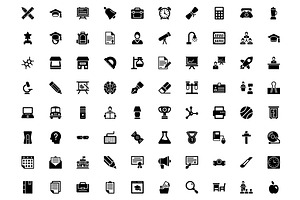 320 School And Education Glyph Icons