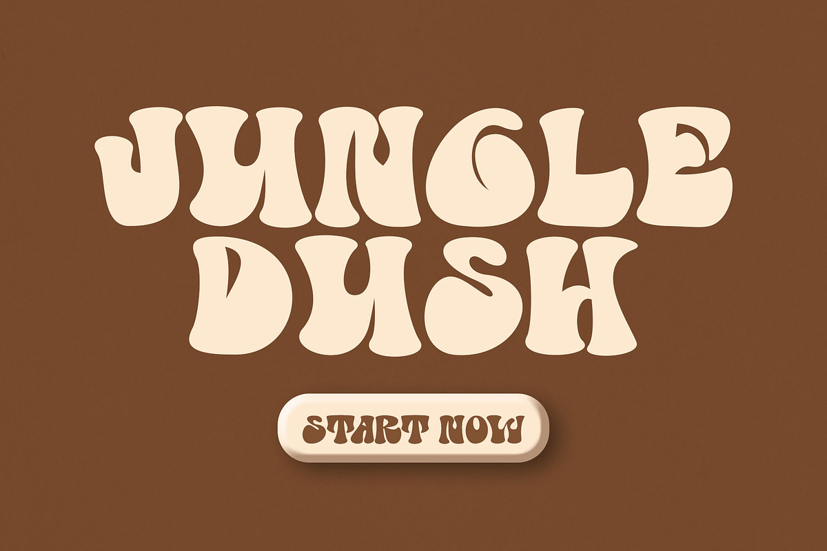 Super Dance Groovy Font, a Slab Serif Font by RantautypeStudio (Photo 13 of 15)