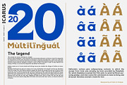 ICARUS - Serif font family, a Serif Font by Artistic & Unique (Thumbnail 4 of 15)