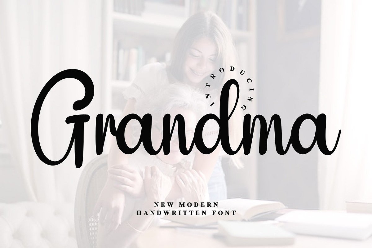 Grandma, a Handwritten Font by InermediaSTUDIO (Photo 1 of 7)