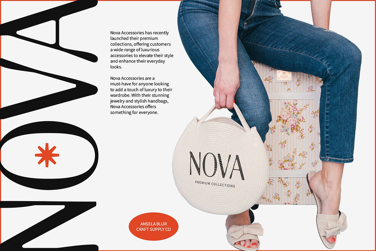 Ansela Blur, a Sans Serif Font by Craft Supply Co. (Photo 5 of 8)