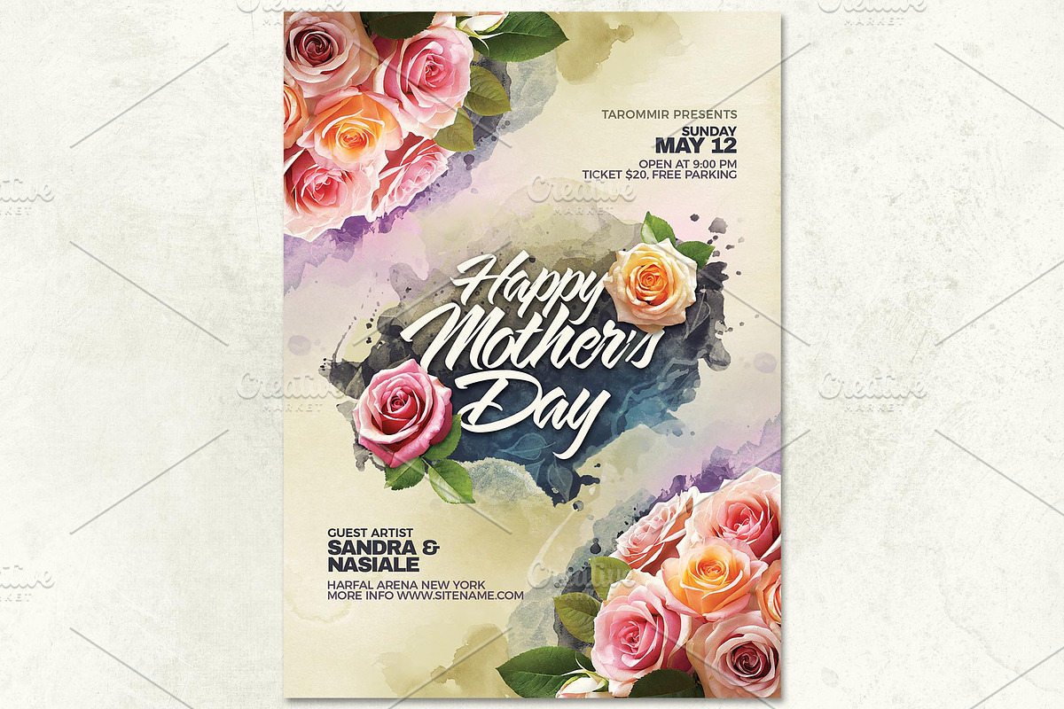Mothers Day Flyer, a Flyer Template by Tarommir (Photo 3 of 4)
