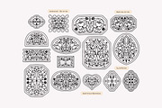 SENTIMENTAL Vintage Floral Logo Set, an Object Graphic by Artflorara (Thumbnail 11 of 13)