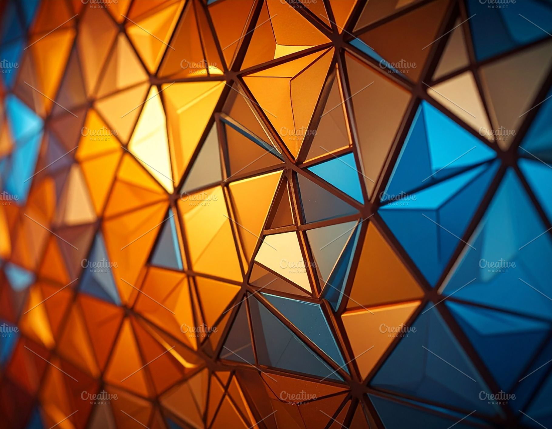 Abstract stained-glass background, a Background Photo by SumoStock
