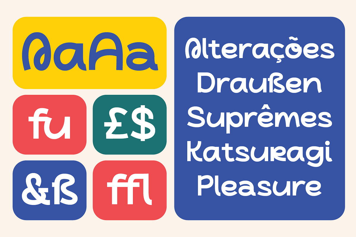 Aguilar - Playful Display, a Sans Serif Font by Haps Space (Photo 2 of 14)