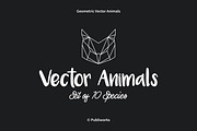Geometric Vector Animals, an Animal Illustration by Publiworks (Thumbnail 1 of 6)