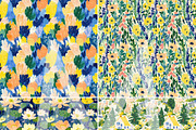 Modern Floral Seamless Patterns, a Pattern Graphic by Maishop (Thumbnail 6 of 8)