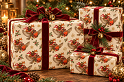 Christmas Woodland Fox Clipart, a Seasonal Illustration by Colorsfav (Thumbnail 7 of 7)