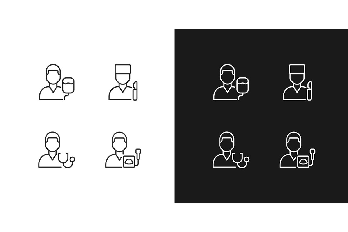 Diagnostics and treatment, an Outline Icon by IMG Visuals