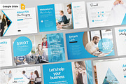 SWOT ANALYSIS- Google Slide Template, a Presentation Template by Shafura