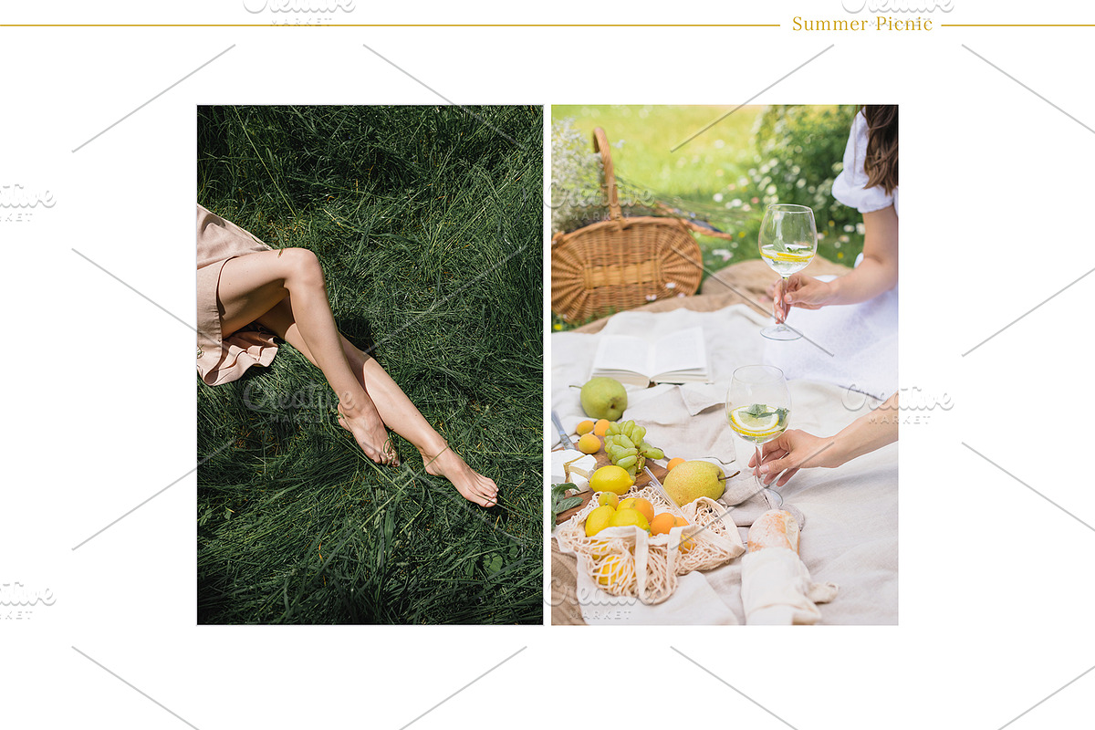 Summer Picnic | 24 Styled Photos, a Person Photo by Nina Stock Photos (Photo 11 of 12)