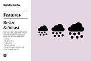 Weather Icons, a Solid Icon by Solid Icon Co (Thumbnail 2 of 6)