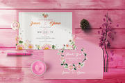 FLOWER WEDDING INVITATION SUITES, an Invitation Template by Totem Invitation House (Thumbnail 5 of 5)