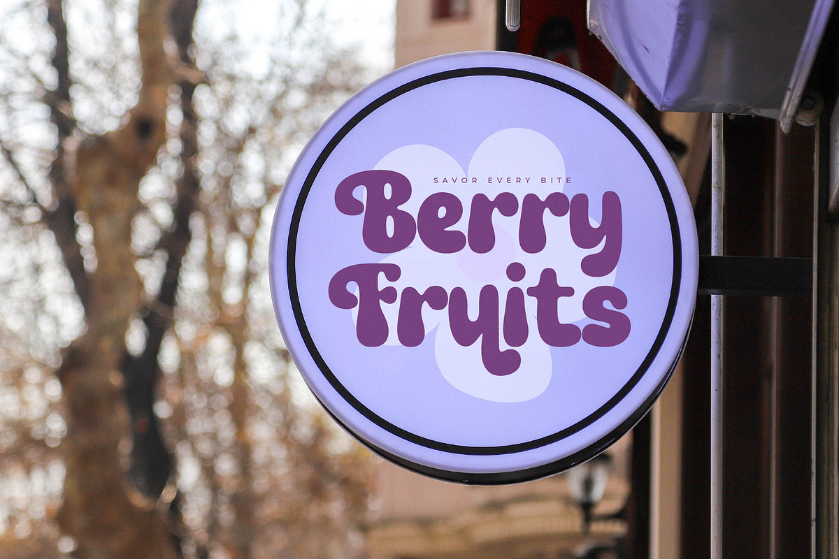 Fruity Candy Groovy Display Font, a Serif Font by timelesstype.co (Photo 14 of 20)