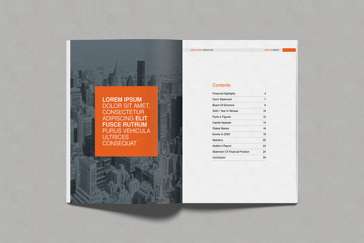 Kreatype Annual Report, a Brochure Template by Kreatype Studio (Photo 6 of 18)