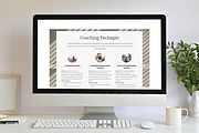 Coaching Wix Website Template, a Wix Template by Mindful Digital Co. (Thumbnail 4 of 10)