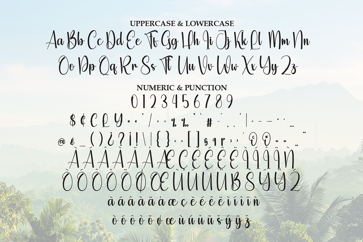 Mountain | Script Font, a Handwritten Font by Scratchones (Photo 7 of 9)