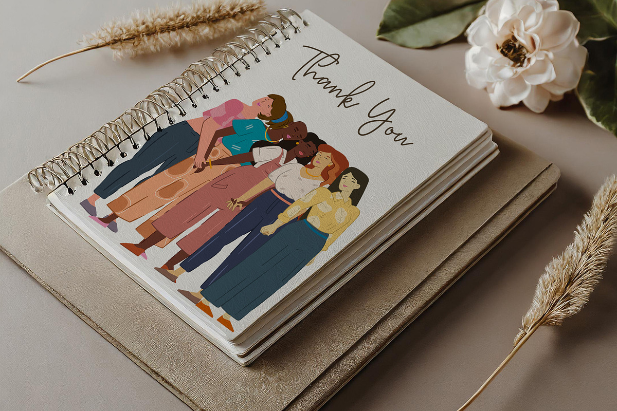 Diverse Women Illustration Pack, a Person Illustration by Motion-Box (Photo 11 of 11)