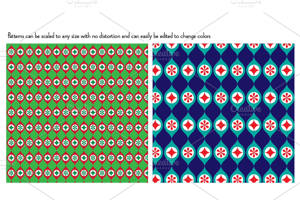 Seamless Christmas Patterns, a Pattern Graphic by Melissa Held Designs (Photo 9 of 9)