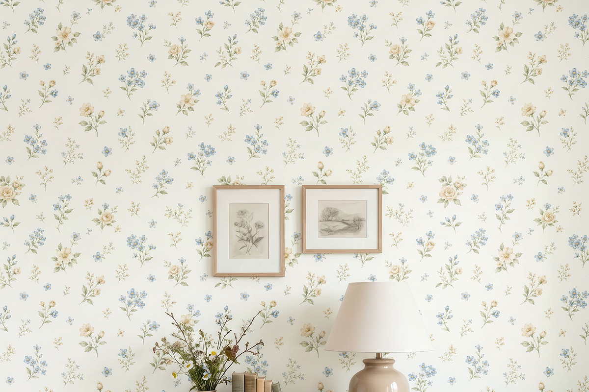Farmhouse Wallpaper Mockup PSD, a Household Mockup by 1001 mockups (Photo 9 of 10)
