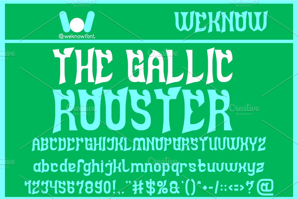 Chicken Attack font, a Font by weknow (Photo 2 of 8)