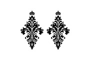 Vintage Filigree Earring SVG Bundle, an Object Graphic by jahid234 (Thumbnail 9 of 13)