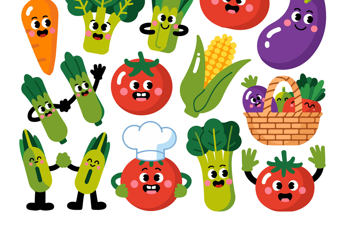 Vibrant Sticker Sheet Farming, a Stationery Template by MightyDesign (Photo 3 of 6)