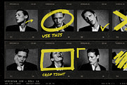 Grunge Contact Sheet Photo Effect, a Social Media Template by DesignerCandies (Thumbnail 2 of 3)