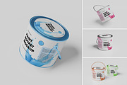 Bucket Paint Mockup, a Cups & Container Mockup by Pexelyou (Thumbnail 1 of 6)