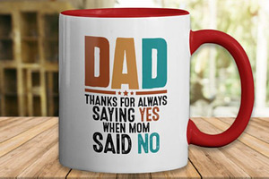 Father's Day SVG Design | Dad Thanks, an Object Graphic by Akrinity Digital