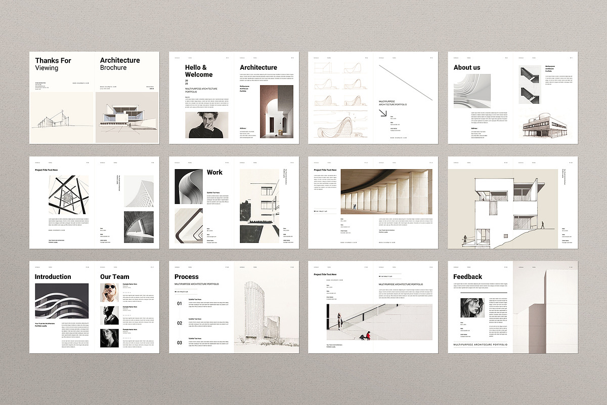 Architecture Brochure Template, a Brochure Template by ArtisanaAura (Photo 10 of 10)