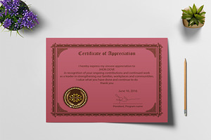 Appreciation Certificate Design